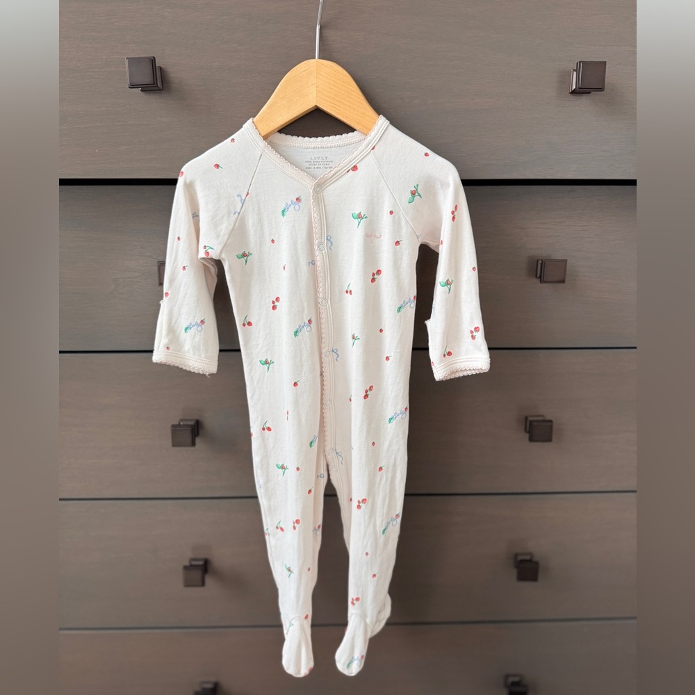 Livly Cherry-Print One-Piece 3-6 month
